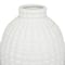 White Stoneware Modern Vase, Set of 2" 16", 12"